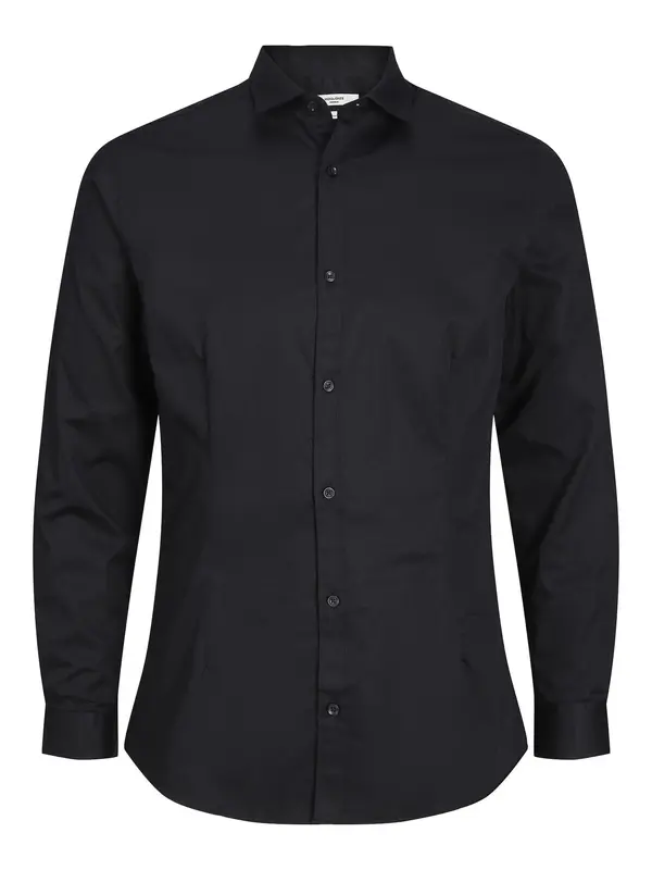 Jack & Jones Plus Jack & Jones Plus Poslovna srajca 'JJParma'  črna