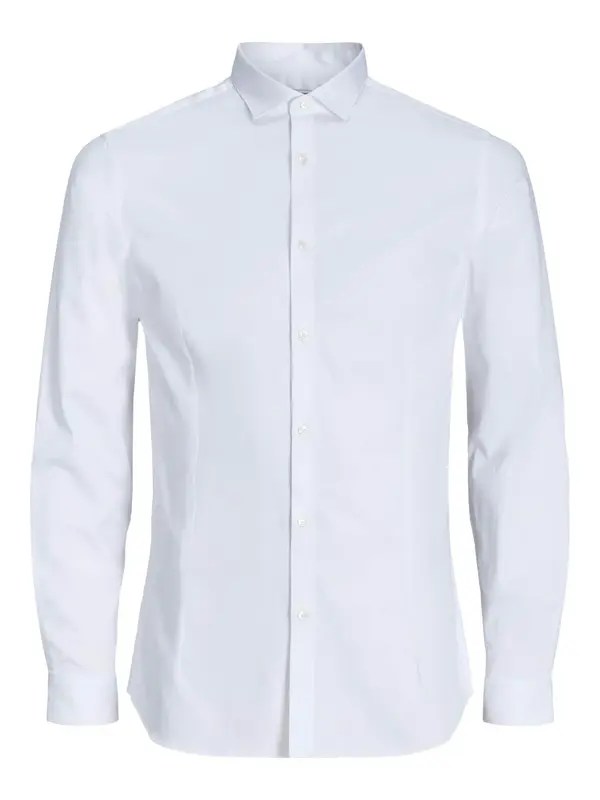 Jack & Jones Plus Jack & Jones Plus Poslovna srajca 'JJPRParma'  bela