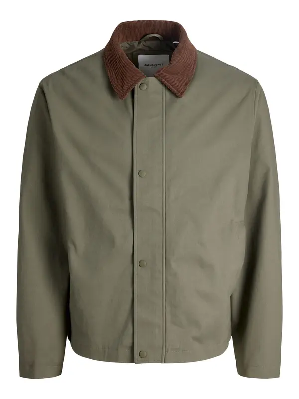 Jack & Jones Plus Jack & Jones Plus Prehodna jakna 'JJEGRAHAM'  čokolada / kaki