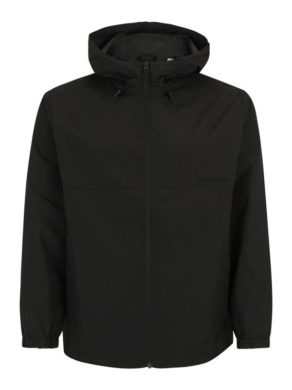 Jack & Jones Plus Jack & Jones Plus Prehodna jakna 'JJZACK'  črna