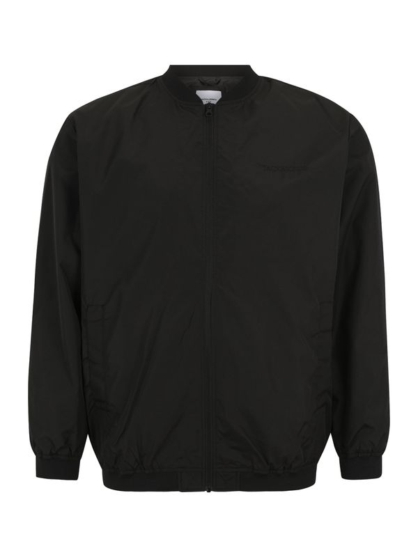 Jack & Jones Plus Jack & Jones Plus Prehodna jakna 'JJZACK'  črna