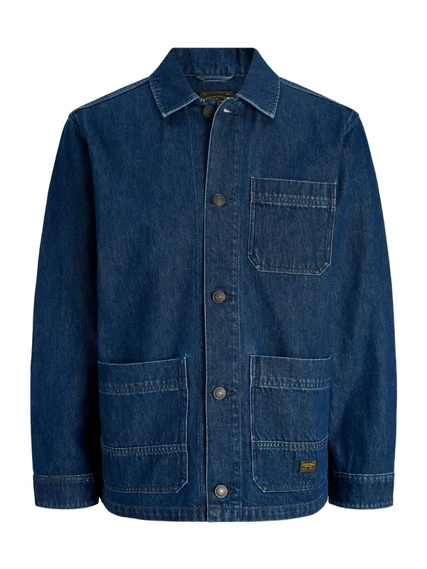 Jack & Jones Plus Jack & Jones Plus Prehodna jakna 'JPRBLUDERRY'  moder denim