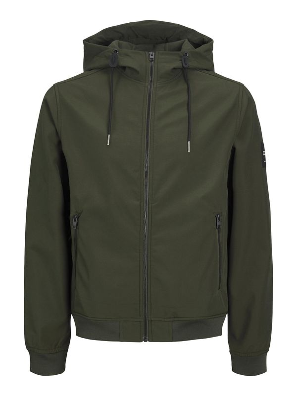 Jack & Jones Plus Jack & Jones Plus Prehodna jakna  temno zelena