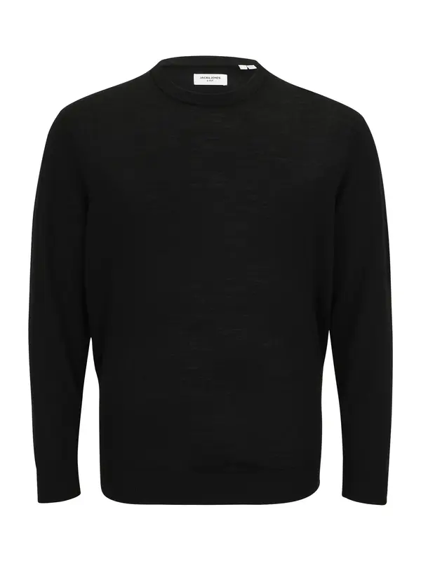 Jack & Jones Plus Jack & Jones Plus Pulover  črna