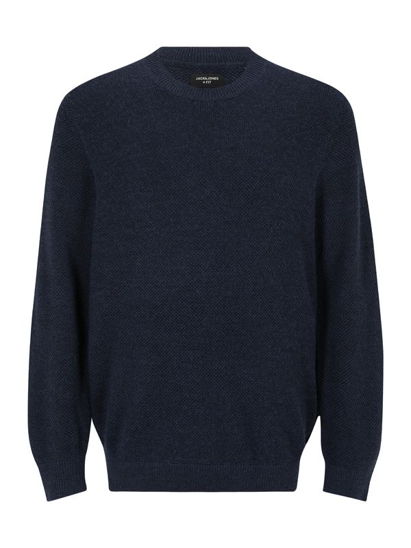 Jack & Jones Plus Jack & Jones Plus Pulover 'HUNT'  nočno modra