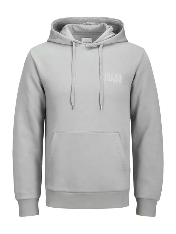 Jack & Jones Plus Jack & Jones Plus Pulover 'JJECorp'  siva / svetlo siva