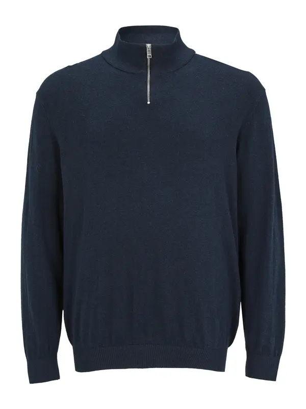 Jack & Jones Plus Jack & Jones Plus Pulover 'JJEEMIL'  mornarska