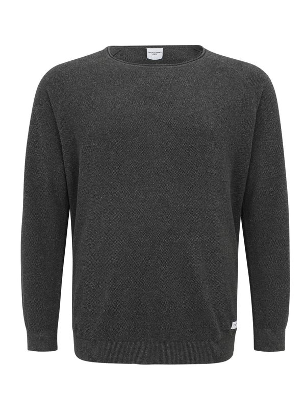 Jack & Jones Plus Jack & Jones Plus Pulover 'JJEHILL'  temno siva
