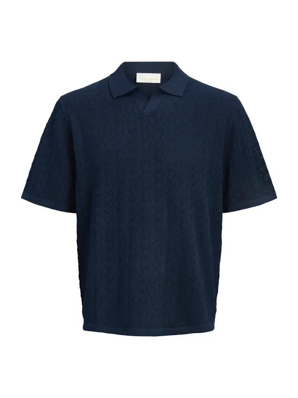 Jack & Jones Plus Jack & Jones Plus Pulover 'JORTYLER'  nočno modra
