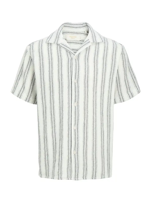 Jack & Jones Plus Jack & Jones Plus Srajca 'JORCOBA'  črna / bela