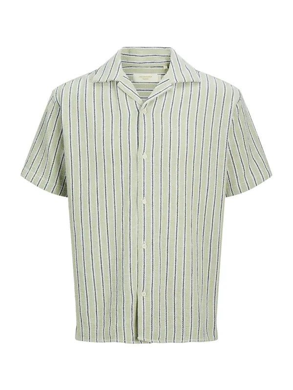 Jack & Jones Plus Jack & Jones Plus Srajca 'JORCOBA'  pastelno zelena / črna / bela