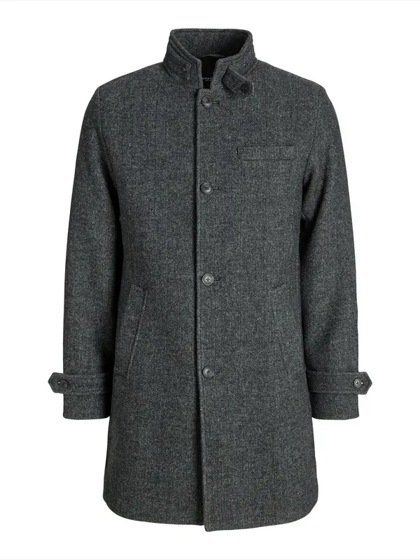 JACK & JONES JACK & JONES Prehoden plašč 'JJEMelton'  pegasto siva