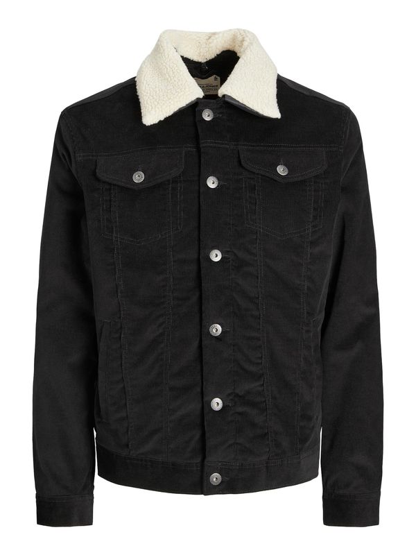 JACK & JONES JACK & JONES Prehodna jakna 'Alvin'  črna / off-bela