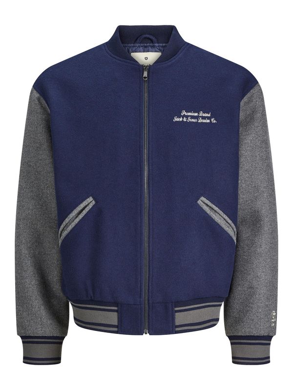 JACK & JONES JACK & JONES Prehodna jakna 'CAMBRIDGE'  marine / pegasto siva