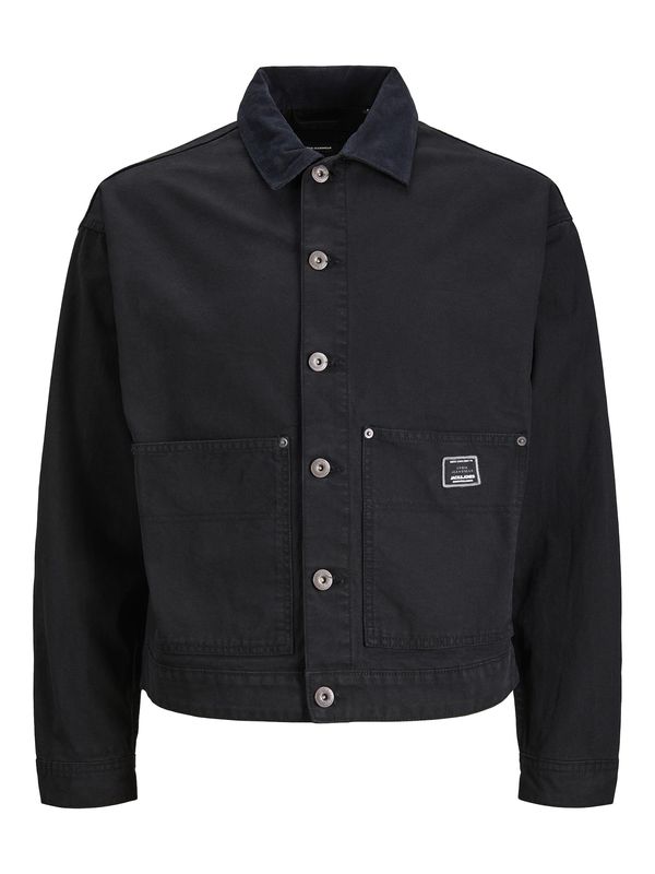 JACK & JONES JACK & JONES Prehodna jakna 'DEREK'  črn denim