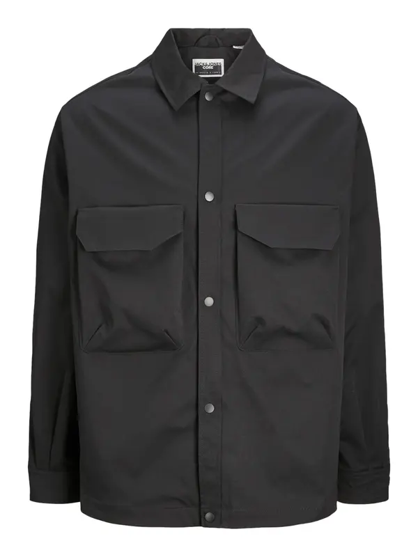 JACK & JONES JACK & JONES Prehodna jakna 'HELVETICA'  črna