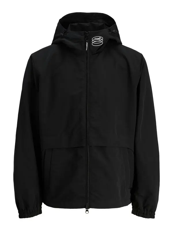 JACK & JONES JACK & JONES Prehodna jakna 'JCOUnion'  črna / bela