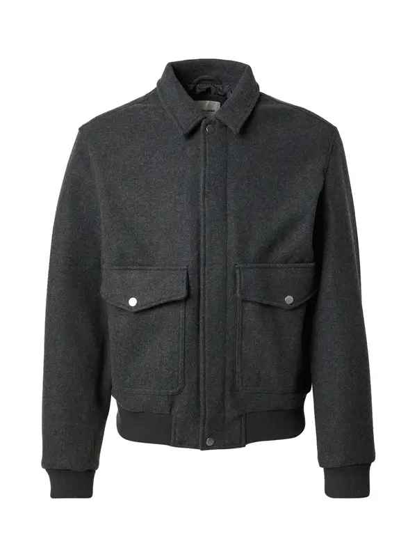 JACK & JONES JACK & JONES Prehodna jakna 'JJSHANE'  pegasto črna