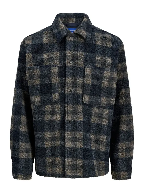 JACK & JONES JACK & JONES Prehodna jakna 'JORBLEECKER'  nočno modra / temno siva