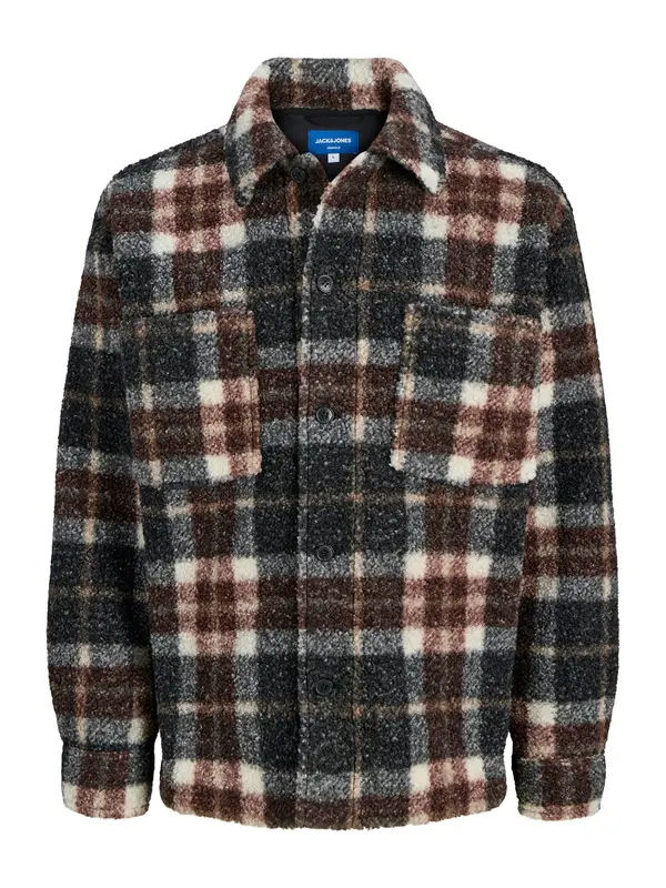 JACK & JONES JACK & JONES Prehodna jakna 'JORBLEECKER'  svetlo rjava / siva / črna / bela