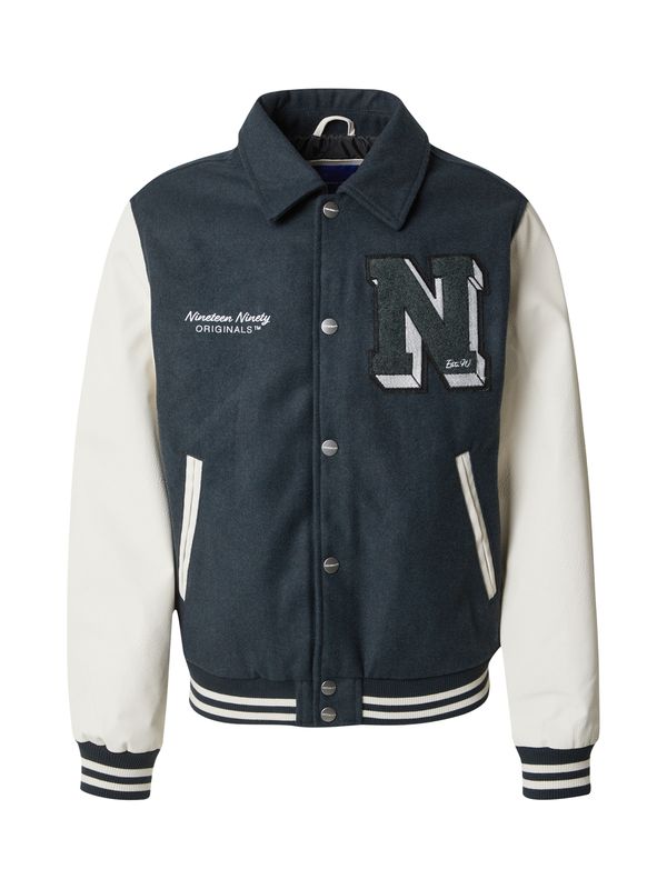 JACK & JONES JACK & JONES Prehodna jakna 'JORCARTER'  siva / jelka / bela