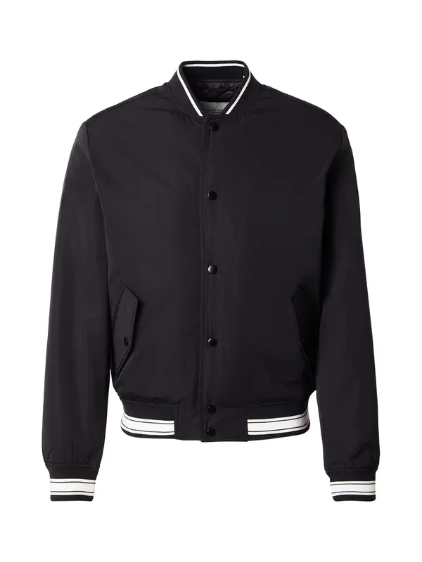 JACK & JONES JACK & JONES Prehodna jakna 'JORGREENE'  črna / bela