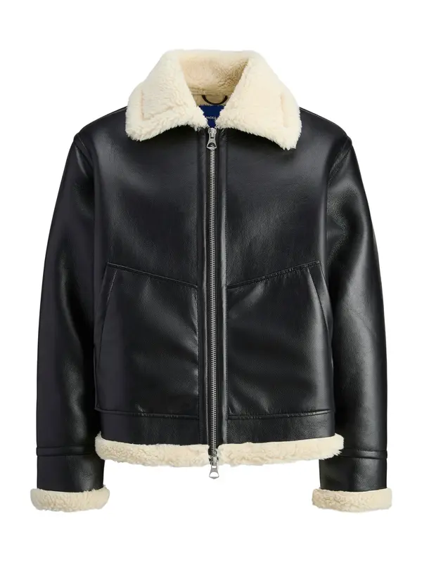 JACK & JONES JACK & JONES Prehodna jakna 'JORLIVERPOOL'  kremna / črna