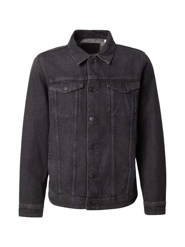 JACK & JONES JACK & JONES Prehodna jakna 'JWHJEAN'  črn denim