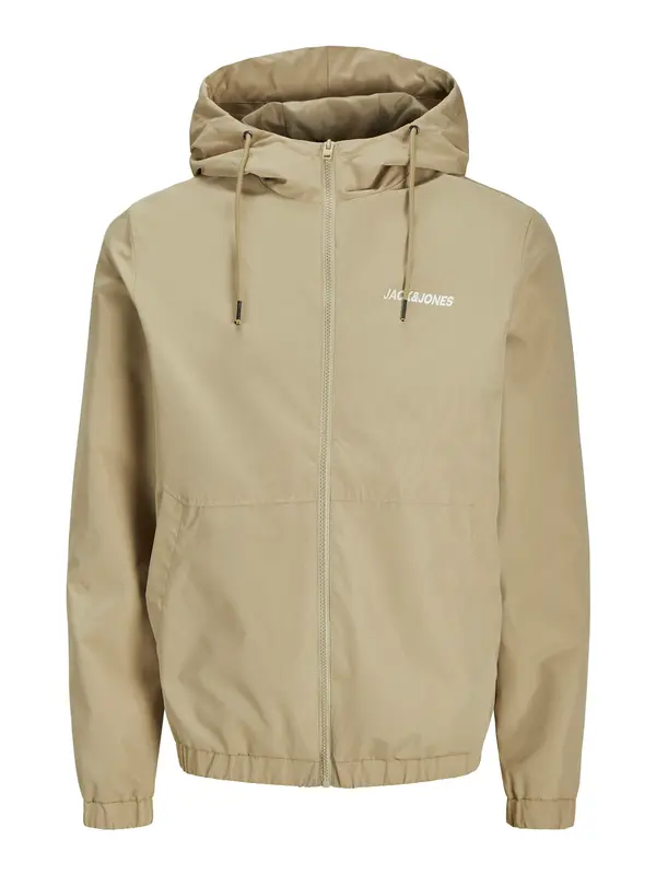 JACK & JONES JACK & JONES Prehodna jakna 'JWHMASH'  temno bež / bela