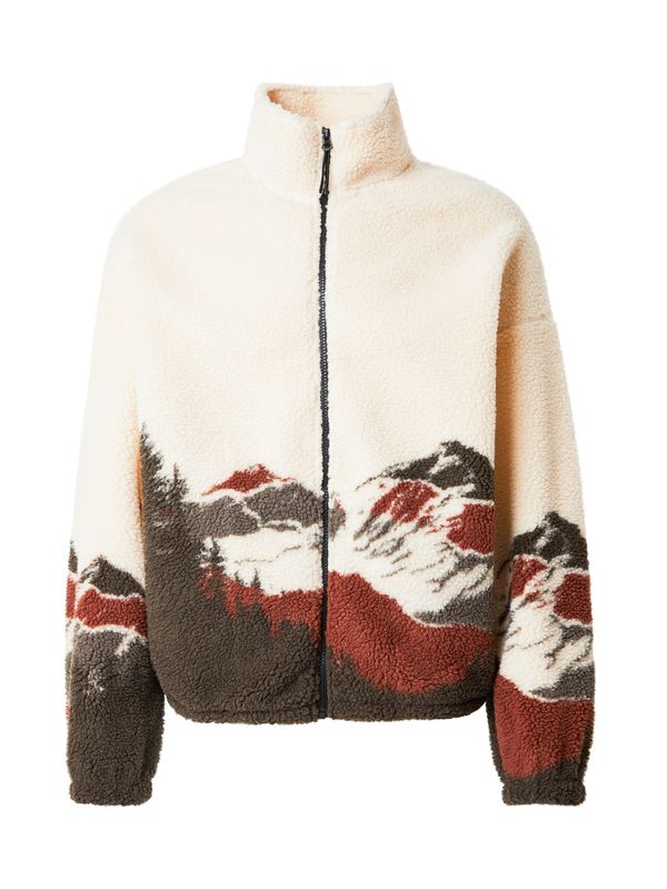 JACK & JONES JACK & JONES Prehodna jakna 'MOUNTAIN'  ecru / rjava / rjasto rjava