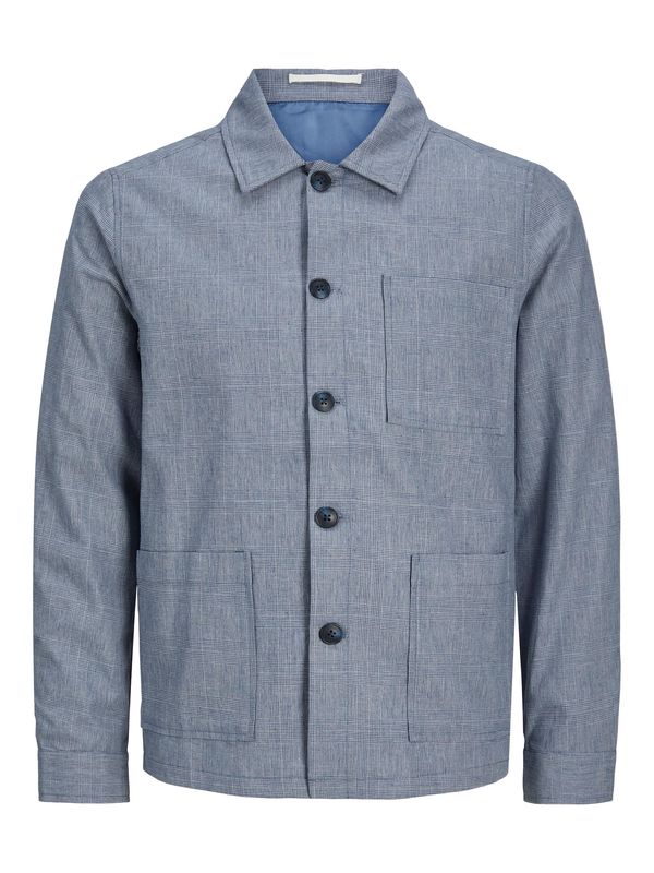 JACK & JONES JACK & JONES Prehodna jakna 'Riviera'  golobje modra / bela