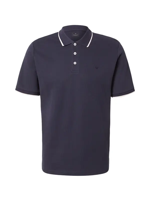 Jack & Jones Premium Jack & Jones Premium Majica 'JPRBLAETHAN'  nočno modra / bela