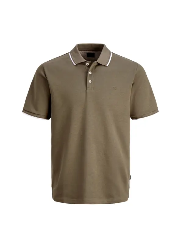 Jack & Jones Premium Jack & Jones Premium Majica 'JPRBLAETHAN'  oliva / bela