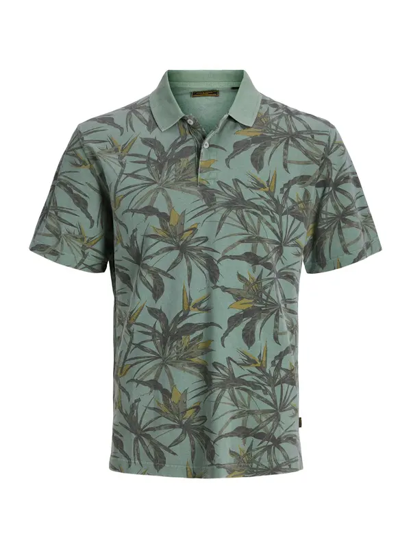 Jack & Jones Premium Jack & Jones Premium Majica 'JPRBLUHawaii'  oliva / kivi / svetlo zelena