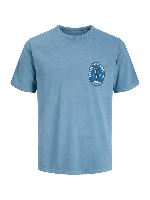 Jack & Jones Premium Jack & Jones Premium Majica 'JPRBLUMAXWELL'  modra / mornarska / bela
