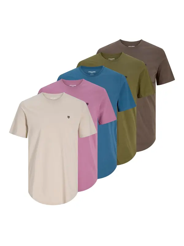 Jack & Jones Premium Jack & Jones Premium Majica  svetlo bež / encijan / čokolada / oliva / eozin