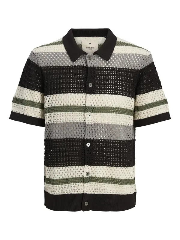 Jack & Jones Premium Jack & Jones Premium Pletena jopa 'JPRBluwilmer'  siva / oliva / črna / naravno bela