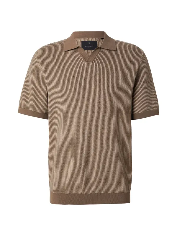 Jack & Jones Premium Jack & Jones Premium Pulover 'JPRBLAPRESTON'  rjava / svetlo rjava