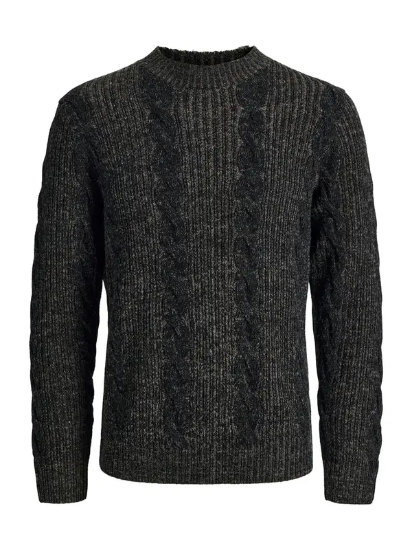 Jack & Jones Premium Jack & Jones Premium Pulover 'JPRBLUCARL'  pegasto črna