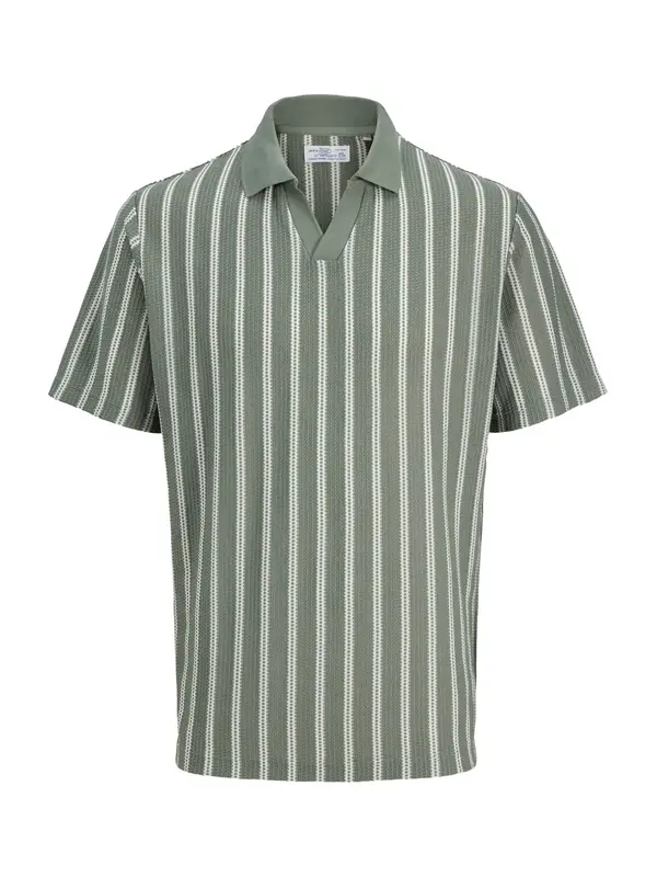 Jack & Jones Premium Jack & Jones Premium Pulover 'JPRBLUHARRY'  bež / zelena
