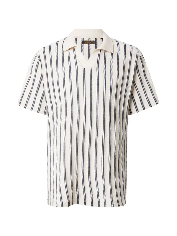 Jack & Jones Premium Jack & Jones Premium Pulover 'JPRBLUHARRY'  temno modra / bela