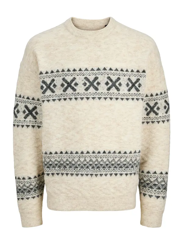 Jack & Jones Premium Jack & Jones Premium Pulover 'JPRBLUMAX'  temno siva / temno siva