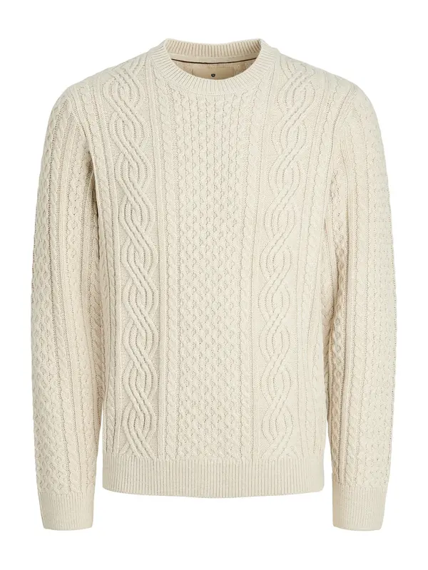 Jack & Jones Premium Jack & Jones Premium Pulover 'JPRBLUsean'  svetlo bež