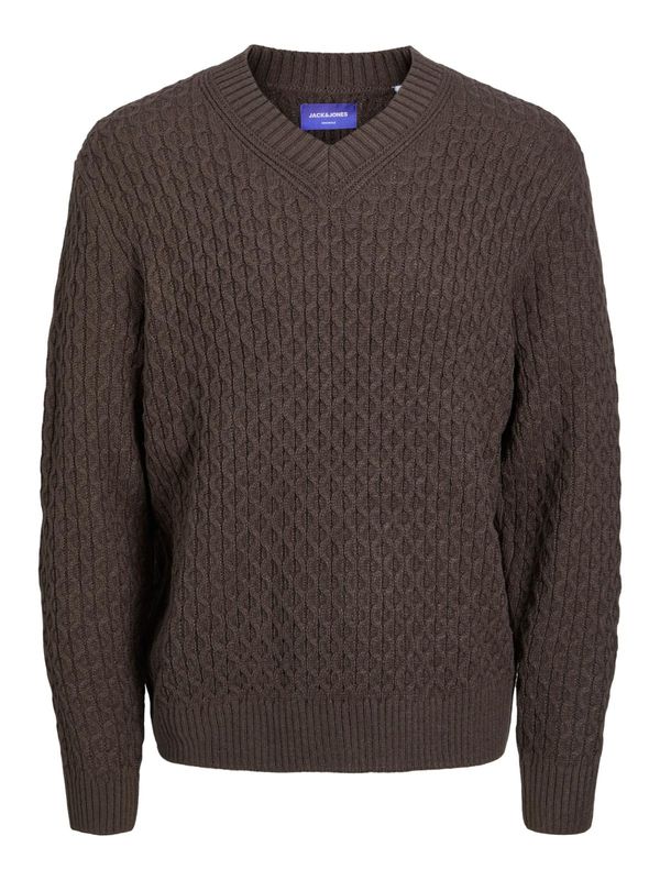 JACK & JONES JACK & JONES Pulover 'Cosy'  mokka