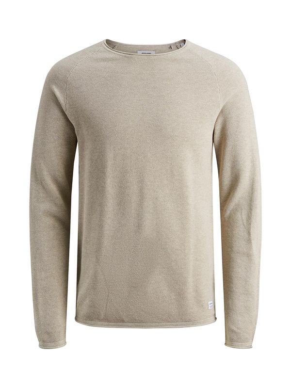 JACK & JONES JACK & JONES Pulover 'Hill'  temno bež