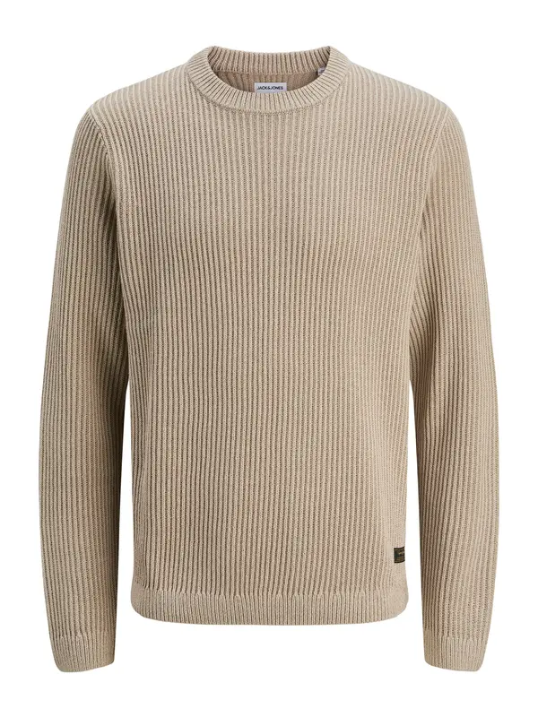 JACK & JONES JACK & JONES Pulover 'JJEDover'  bež