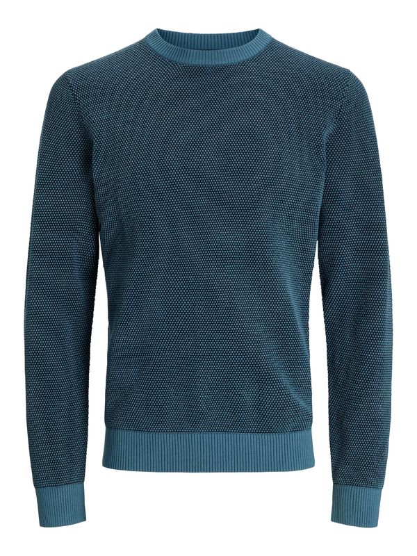 JACK & JONES JACK & JONES Pulover 'JJEGlobe'  mornarska / voda