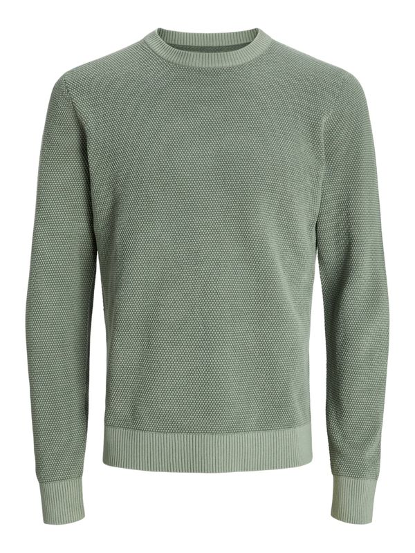 JACK & JONES JACK & JONES Pulover 'JJEGLOBE'  svetlo zelena