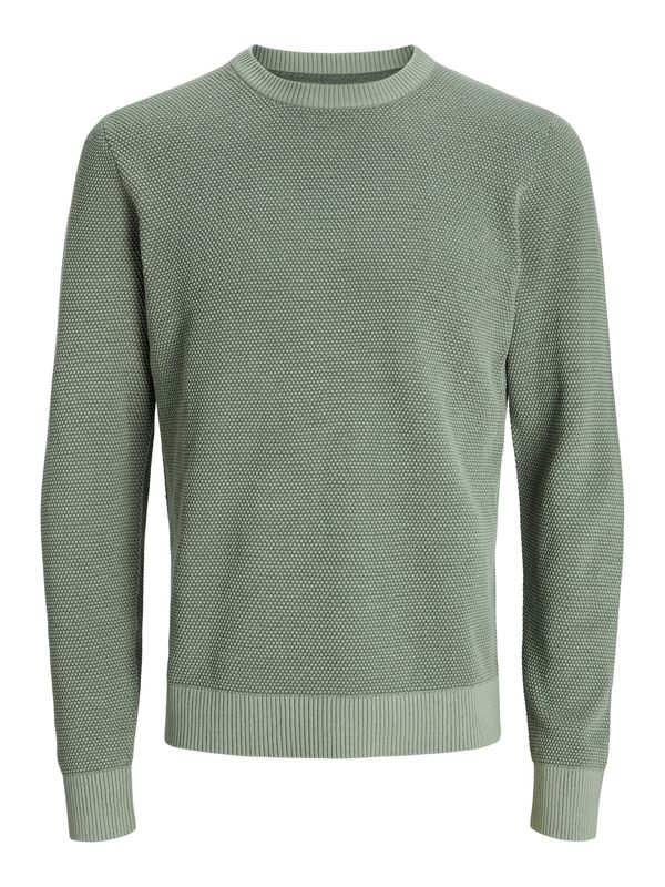 JACK & JONES JACK & JONES Pulover 'JJEGlobe'  svetlo zelena