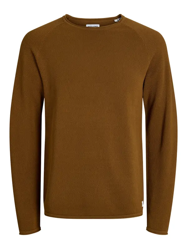 JACK & JONES JACK & JONES Pulover 'JJEHILL'  rjava